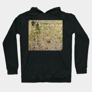 Brick wall in St. Paul de Vence, France Hoodie